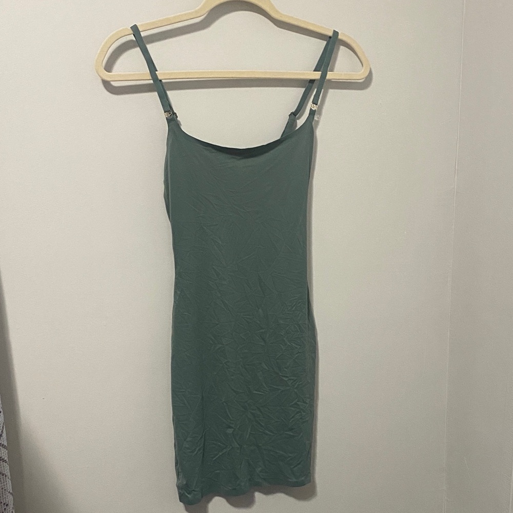 Victoria's Secret Dark Green Slip Dress - NWOT